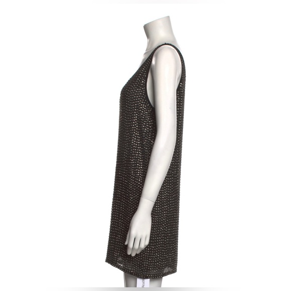 Haute Hippie Silk Rhinestone Beaded Sequin Mini Dress XS - Picture 4 of 9